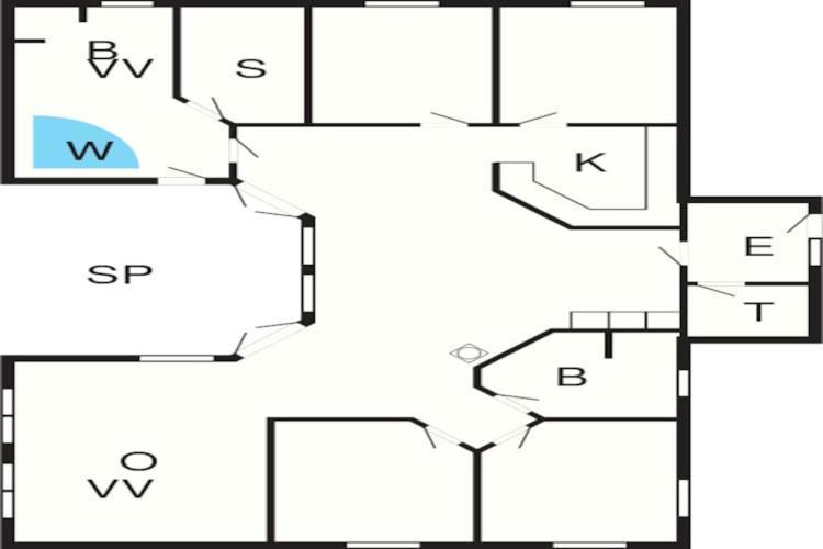 8 Person Holiday Home In 耶鲁普 外观 照片